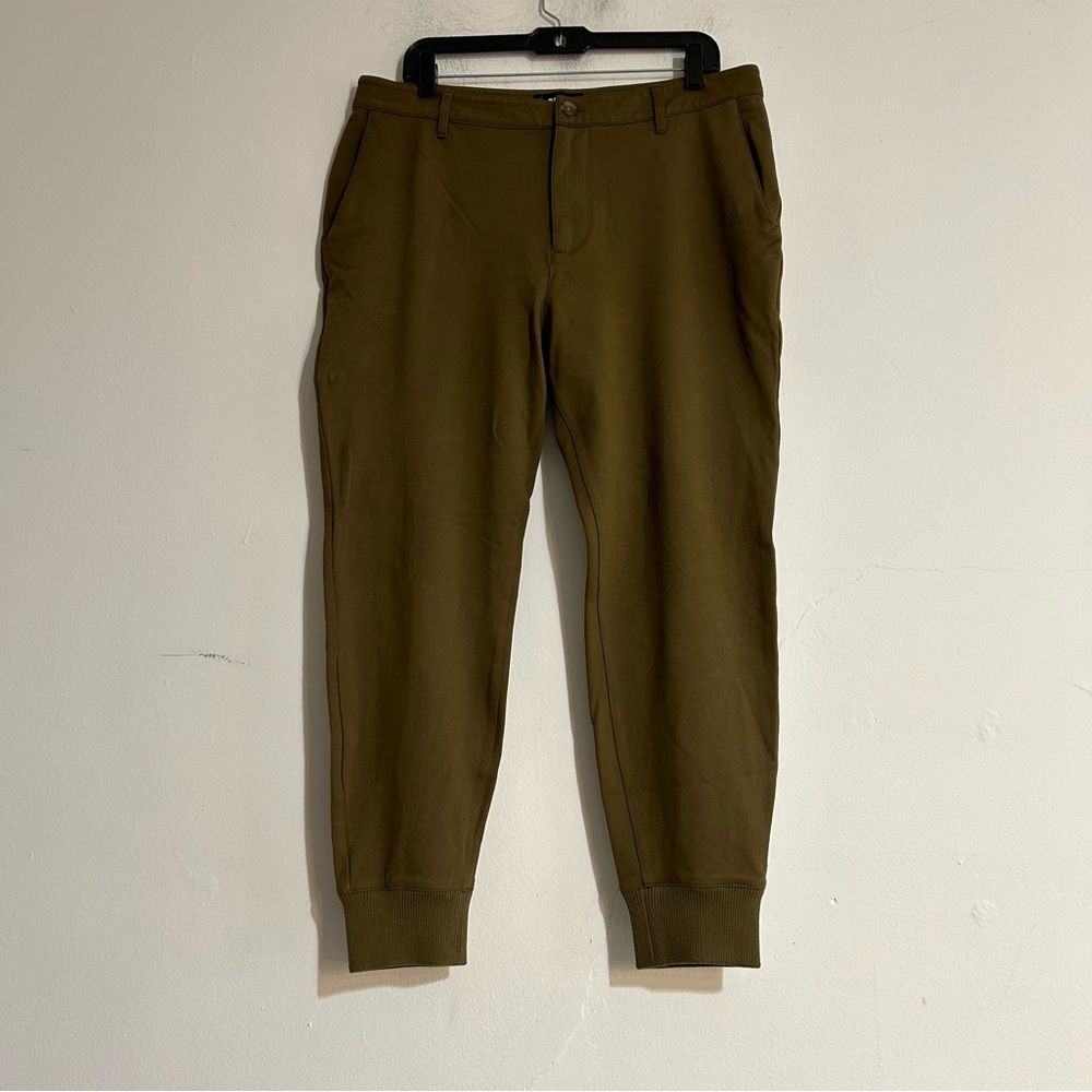 Paige Men's Elmwood Jogger Pants Bronze Birch Size 34 Casual Office Work Comfort